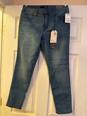 1822 Denim Women’s Silk Denim Ankle Skinny Jeans